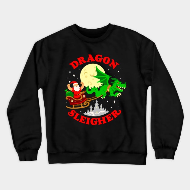 Dragon Sleigher Crewneck Sweatshirt by dreambeast.co